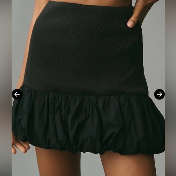 NEW- ANTHROPOLOGIE Drop-Waist Knit Bubble Skirt - Size X-Large - Picture 2 of 4